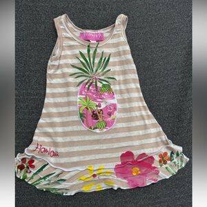 Hawaiian Hand Painted Dress
